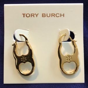 Tory Burch Gemini hoop earrings